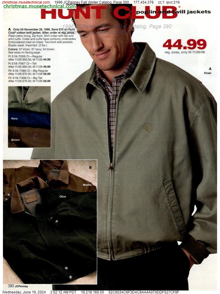 1996 JCPenney Fall Winter Catalog, Page 390