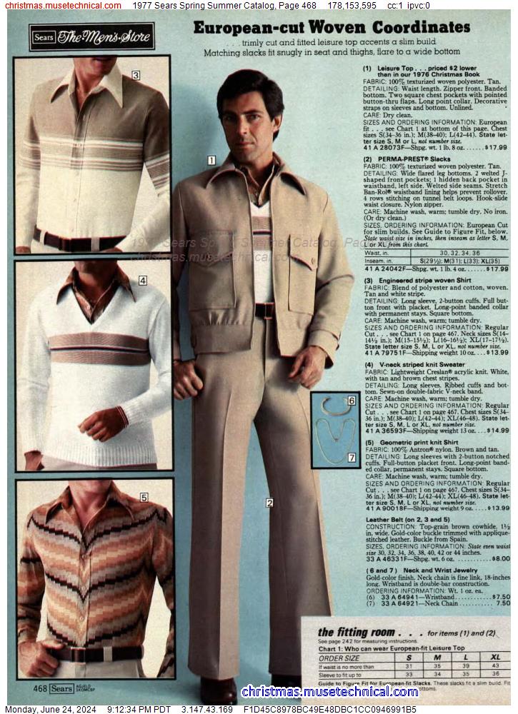 1977 Sears Spring Summer Catalog, Page 468