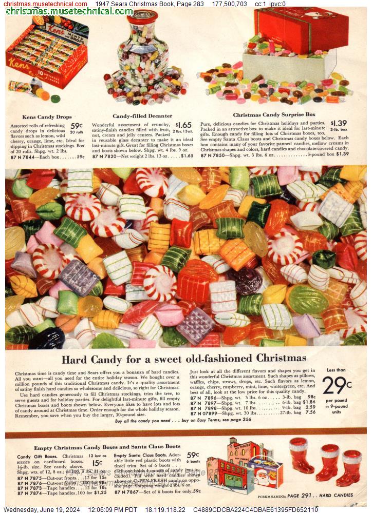 1947 Sears Christmas Book, Page 283