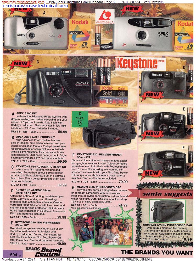 1997 Sears Christmas Book (Canada), Page 600
