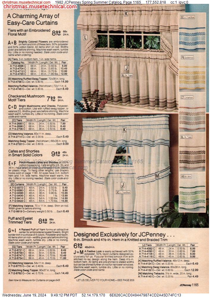 1982 JCPenney Spring Summer Catalog, Page 1165