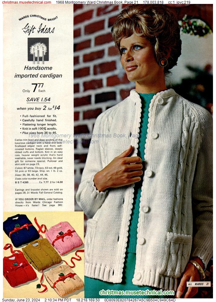1968 Montgomery Ward Christmas Book, Page 21