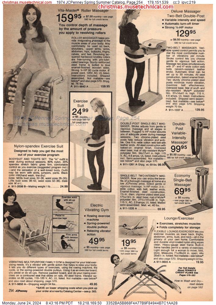 1974 JCPenney Spring Summer Catalog, Page 254