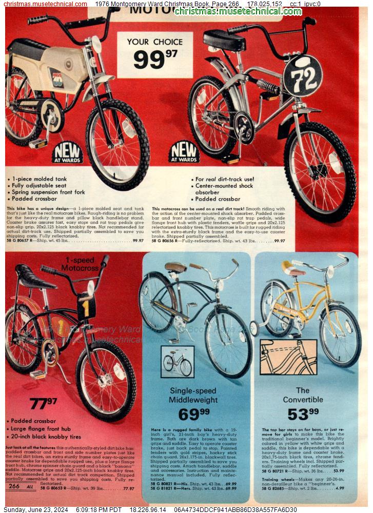 1976 Montgomery Ward Christmas Book, Page 266