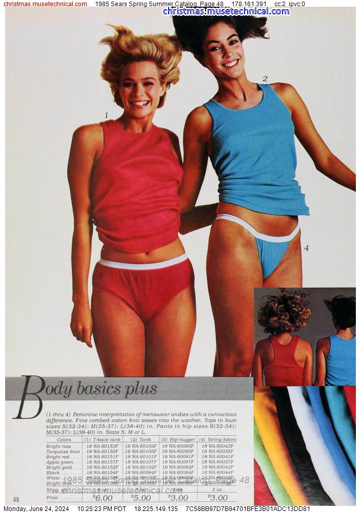 1985 Sears Spring Summer Catalog, Page 48