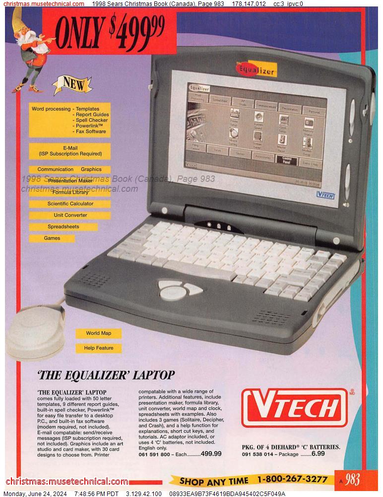 1998 Sears Christmas Book (Canada), Page 983