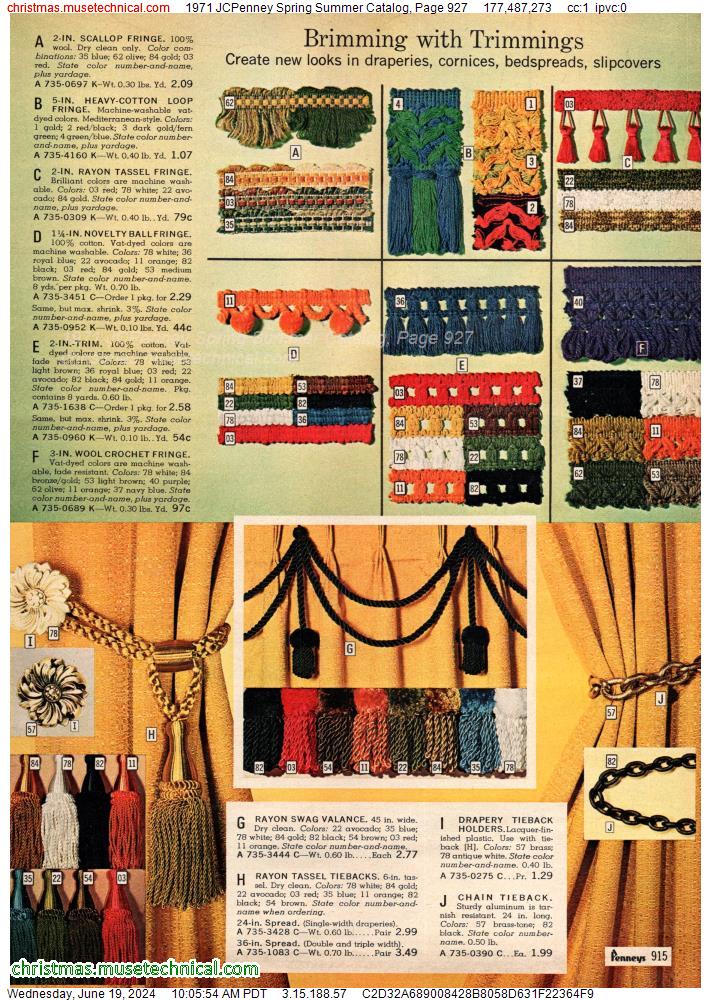 1971 JCPenney Spring Summer Catalog, Page 927