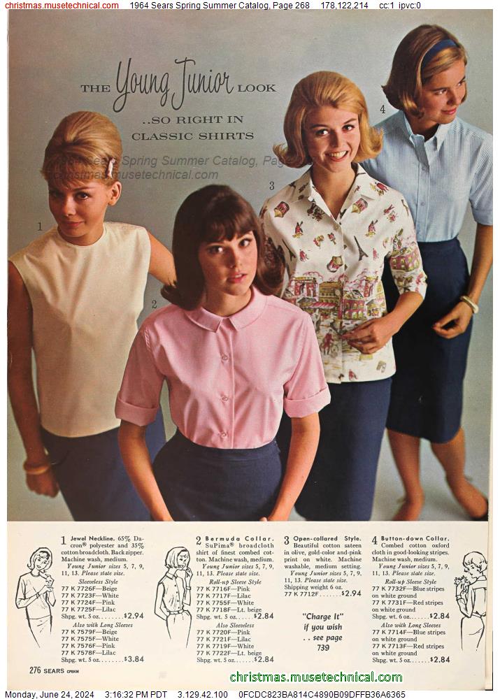 1964 Sears Spring Summer Catalog, Page 268