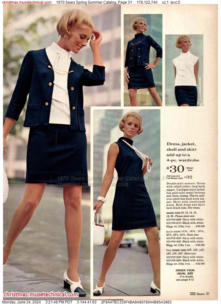 1970 Sears Spring Summer Catalog, Page 31