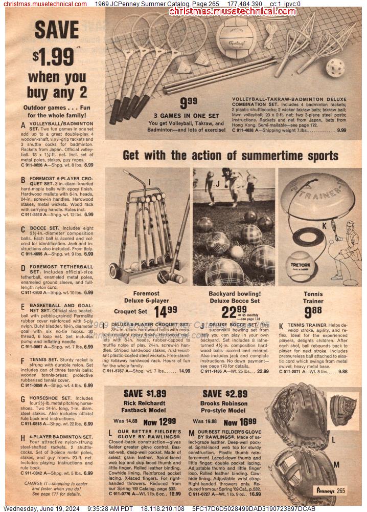 1969 JCPenney Summer Catalog, Page 265
