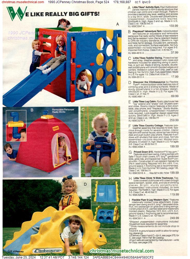 1990 JCPenney Christmas Book, Page 524