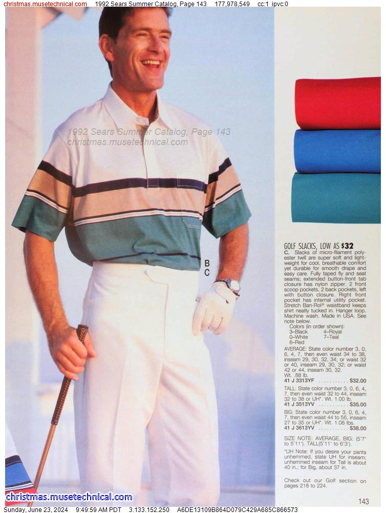 1992 Sears Summer Catalog, Page 143