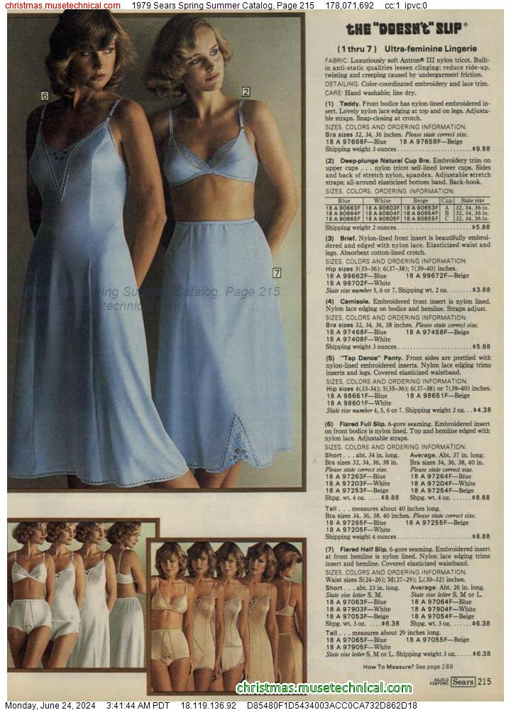 1979 Sears Spring Summer Catalog, Page 215