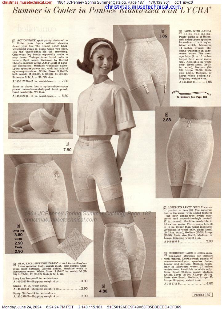 1964 JCPenney Spring Summer Catalog, Page 187