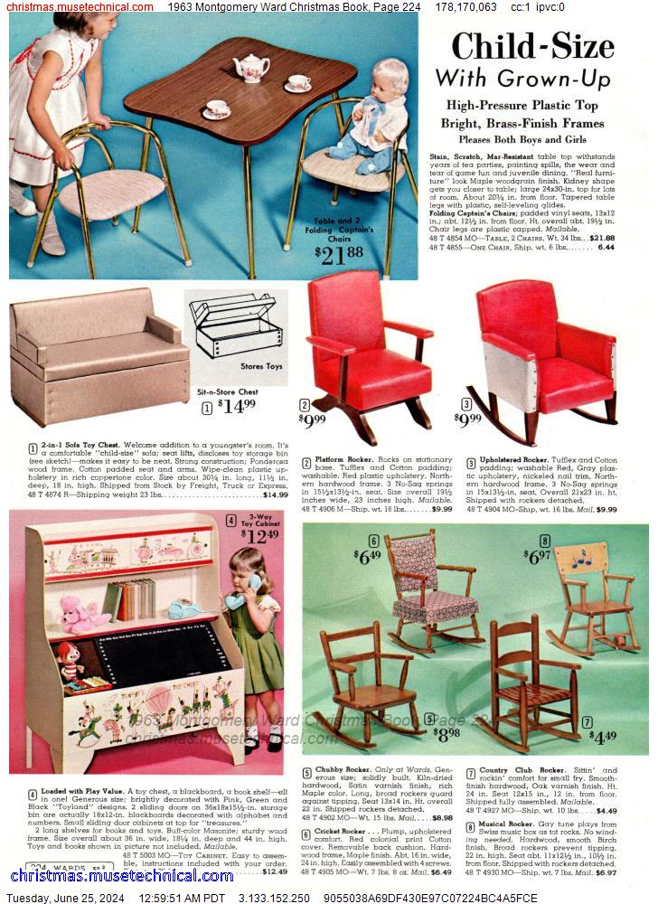 1963 Montgomery Ward Christmas Book, Page 224