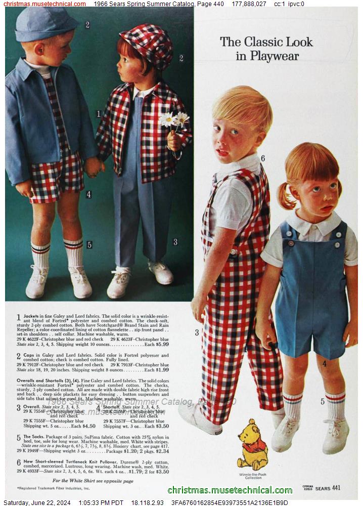 1966 Sears Spring Summer Catalog, Page 440