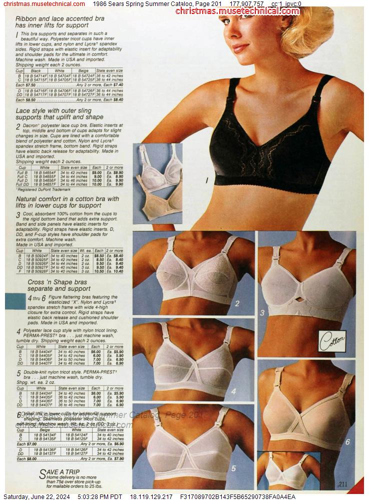 1986 Sears Spring Summer Catalog, Page 201