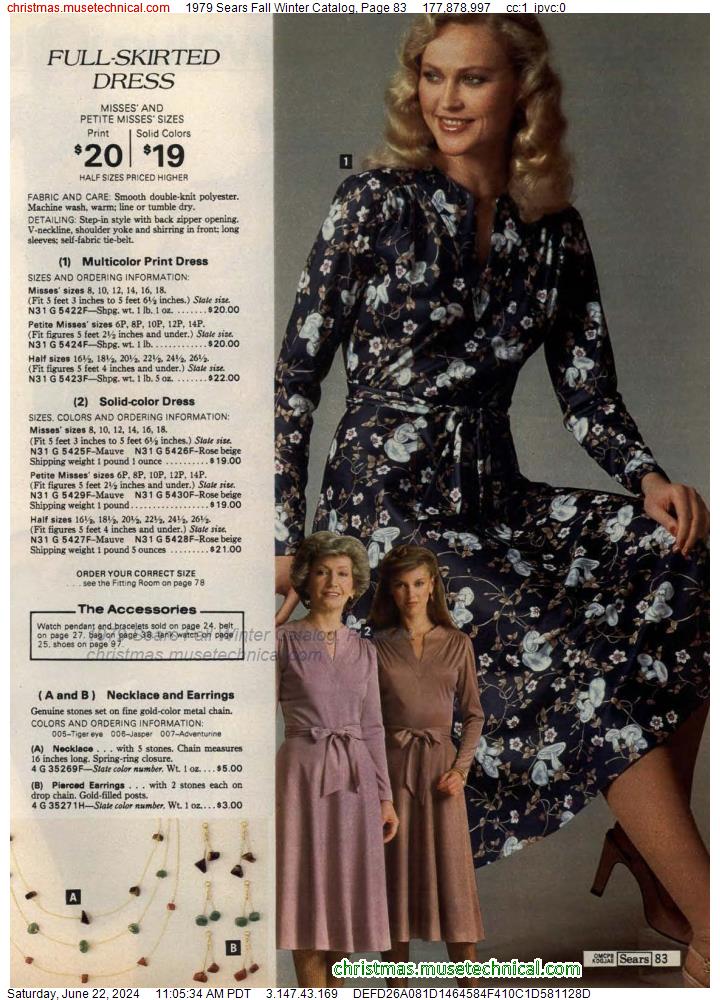 1979 Sears Fall Winter Catalog, Page 83
