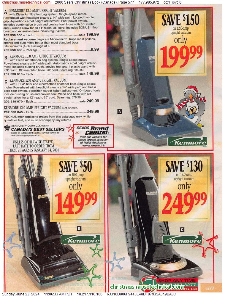 2000 Sears Christmas Book (Canada), Page 577