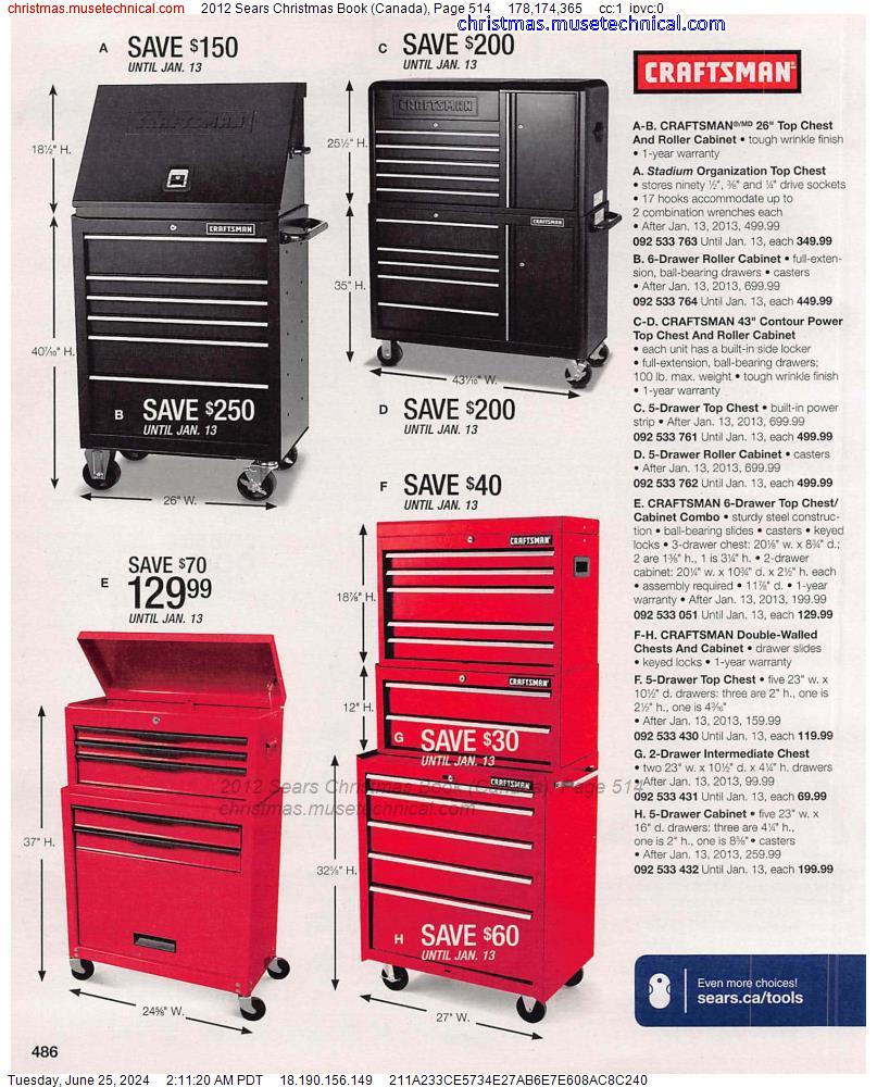 2012 Sears Christmas Book (Canada), Page 514