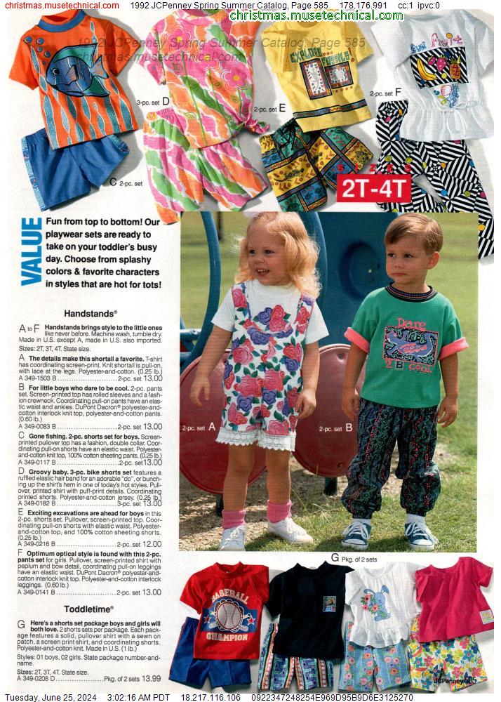 1992 JCPenney Spring Summer Catalog, Page 585