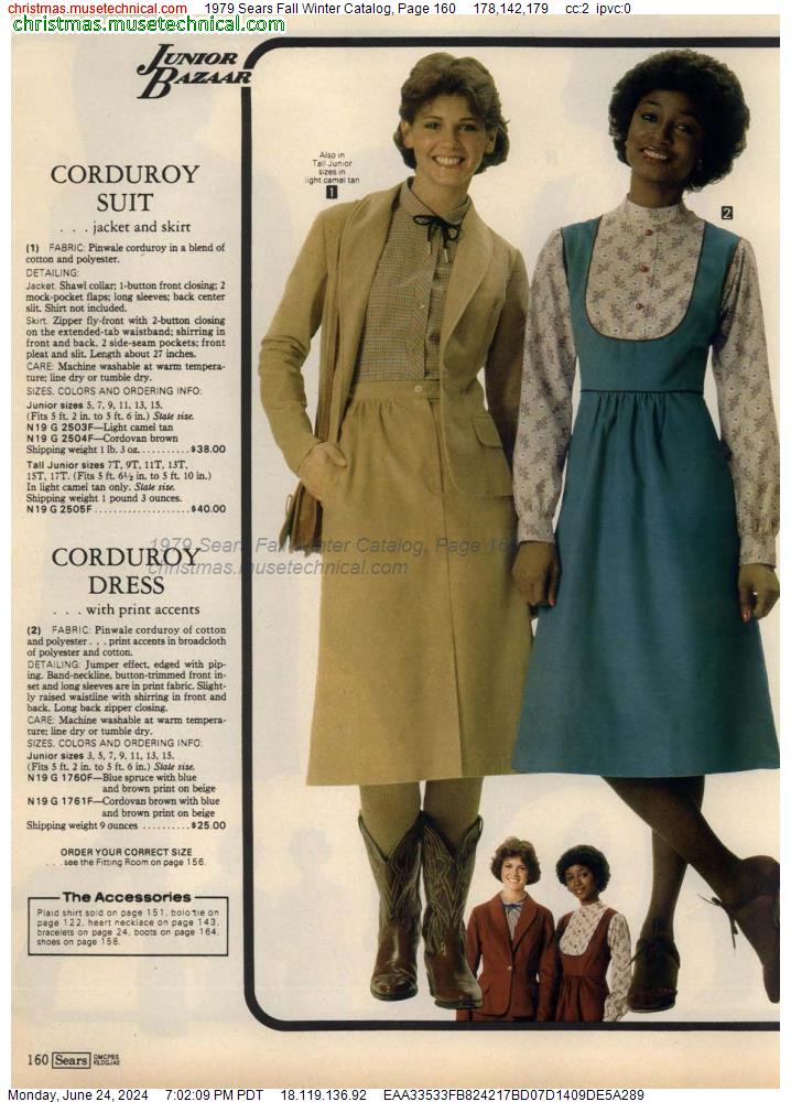 1979 Sears Fall Winter Catalog, Page 160