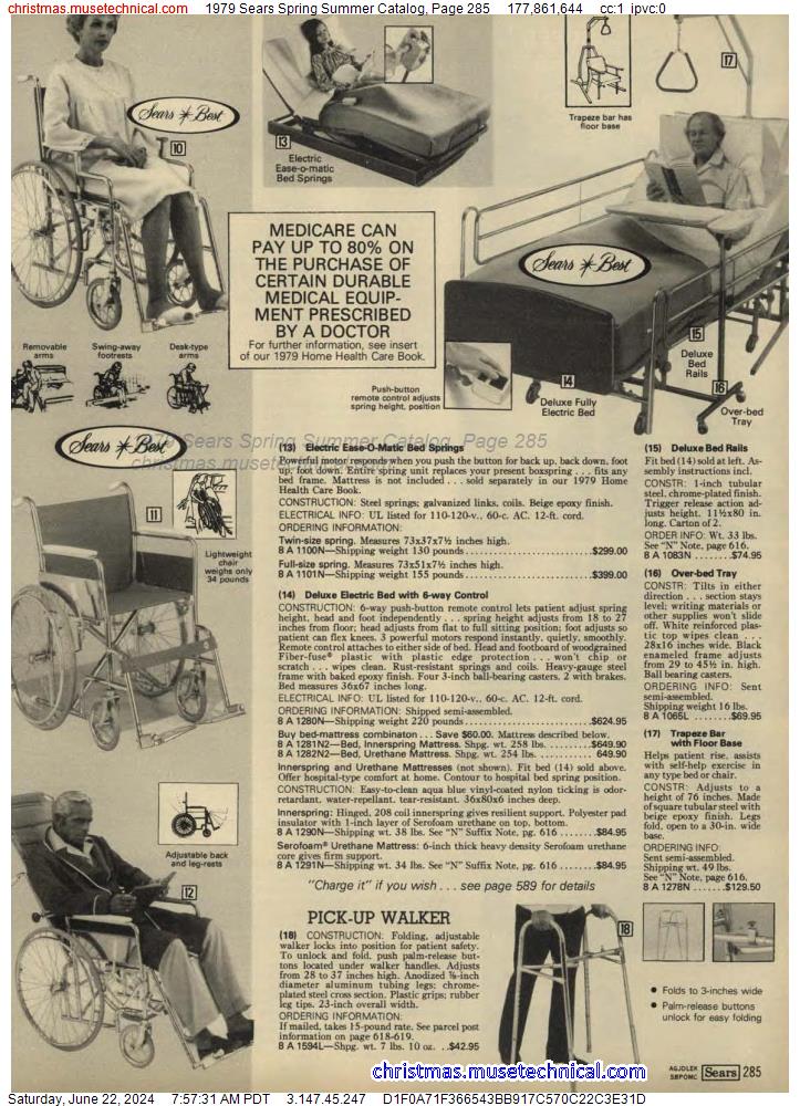 1979 Sears Spring Summer Catalog, Page 285