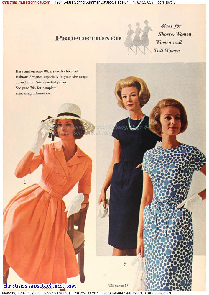 1964 Sears Spring Summer Catalog, Page 84