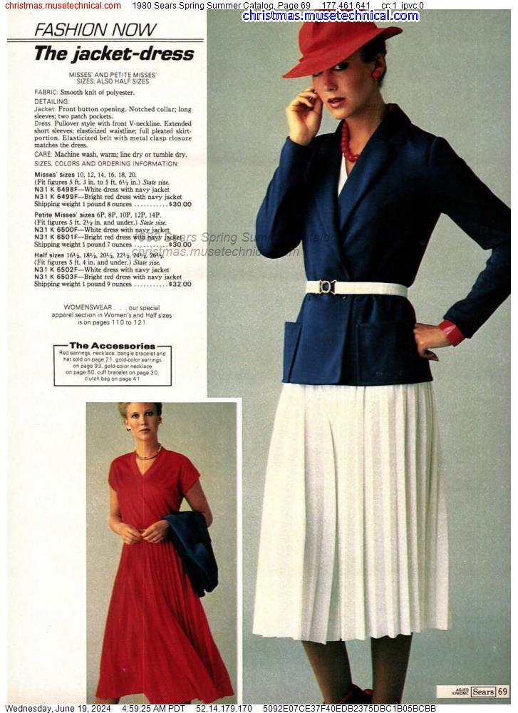 1980 Sears Spring Summer Catalog, Page 69