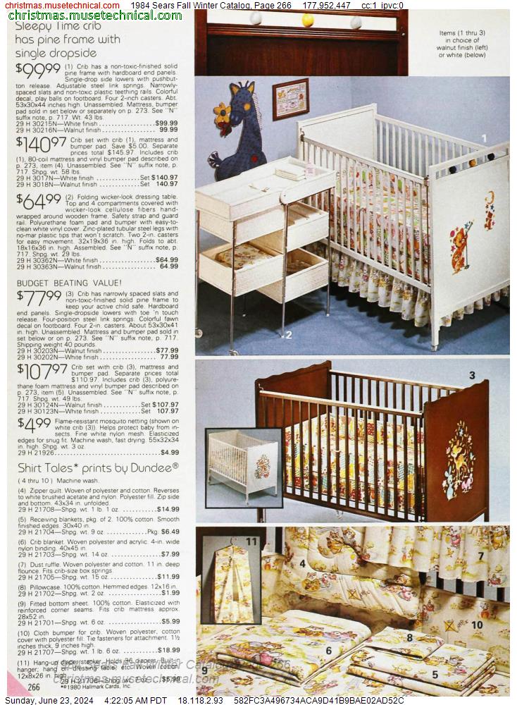 1984 Sears Fall Winter Catalog, Page 266