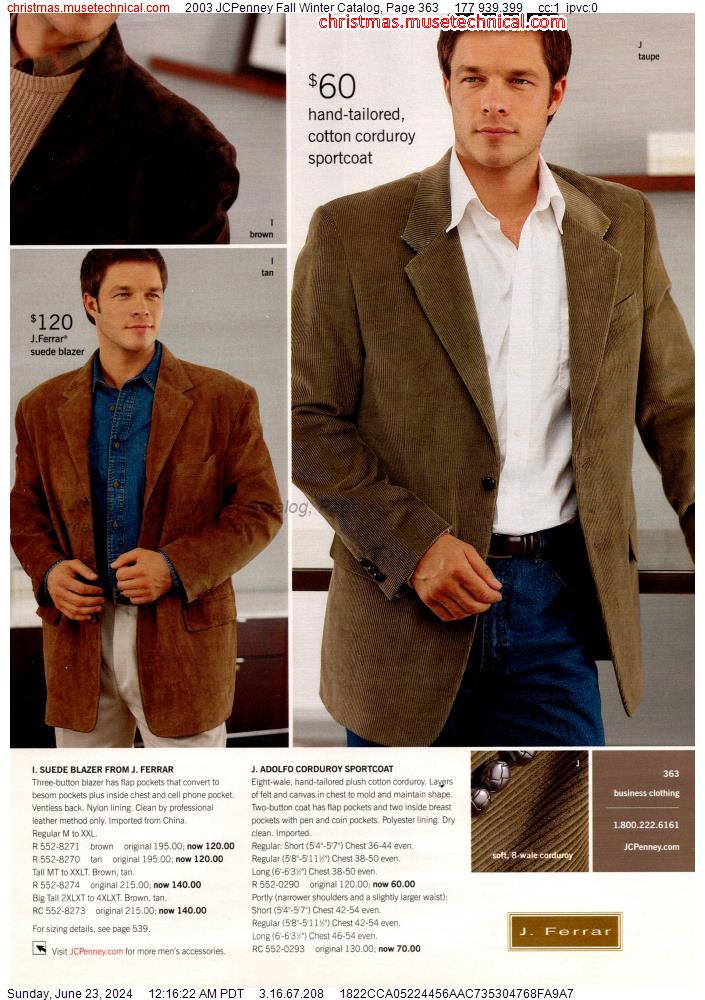 2003 JCPenney Fall Winter Catalog, Page 363