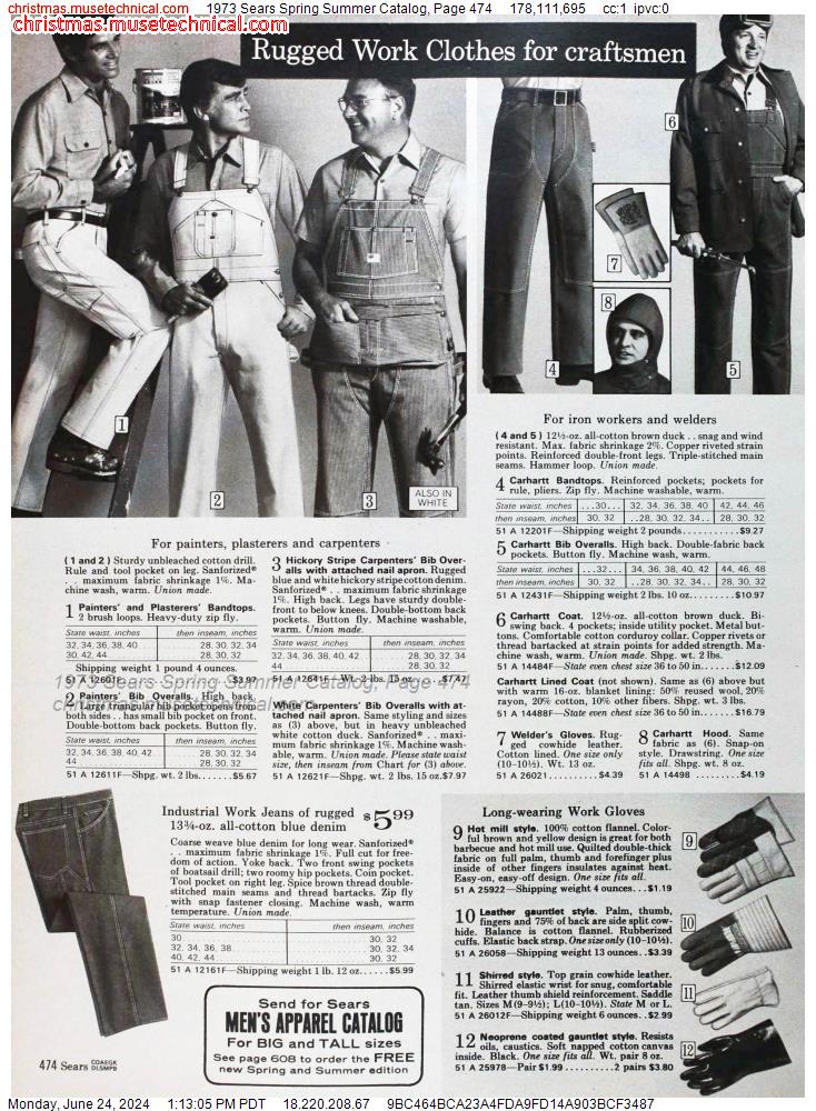 1973 Sears Spring Summer Catalog, Page 474
