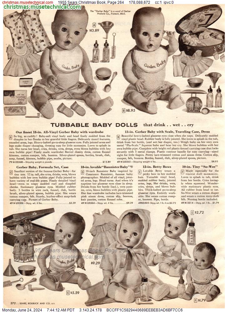 1955 Sears Christmas Book, Page 264