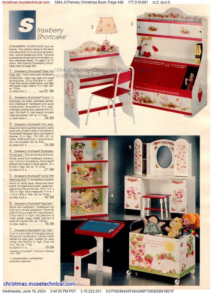 1984 JCPenney Christmas Book, Page 498