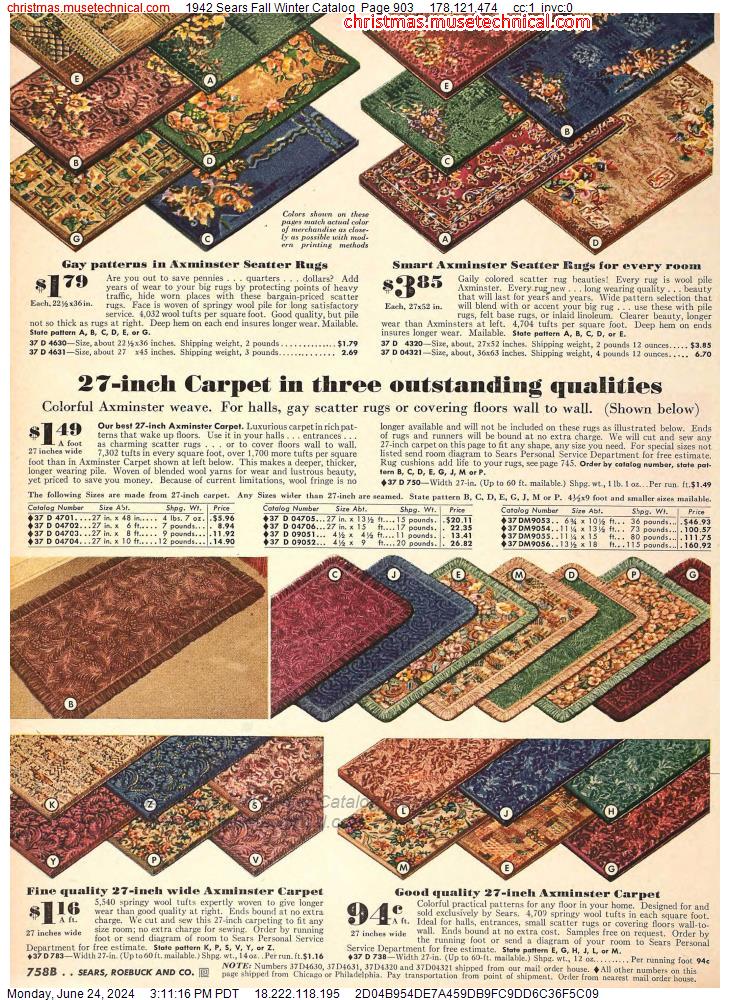 1942 Sears Fall Winter Catalog, Page 903
