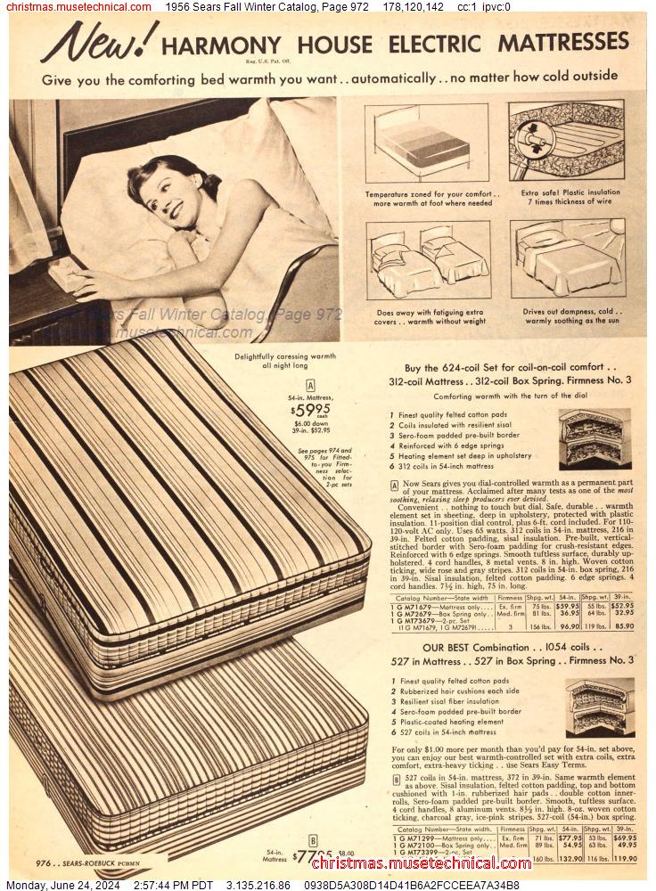 1956 Sears Fall Winter Catalog, Page 972