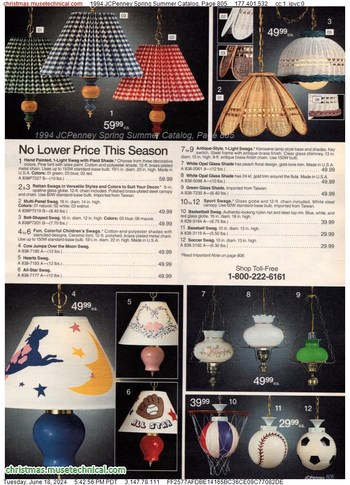 1994 JCPenney Spring Summer Catalog, Page 805