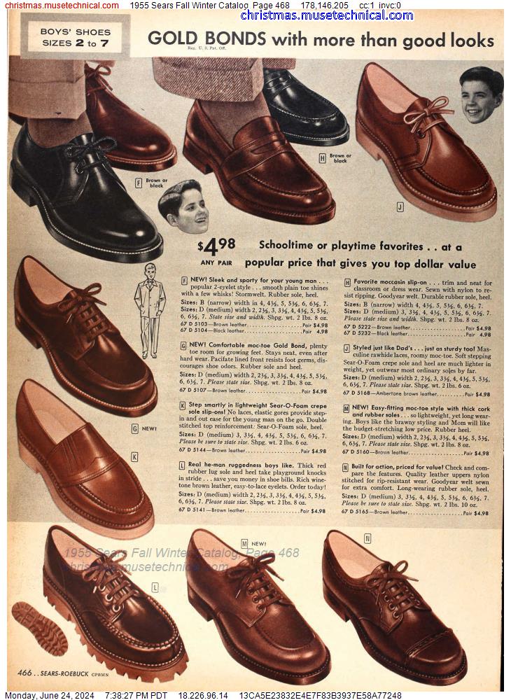 1955 Sears Fall Winter Catalog, Page 468