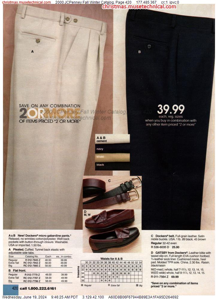 2000 JCPenney Fall Winter Catalog, Page 420