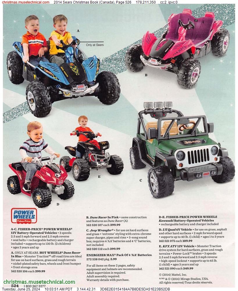 2014 Sears Christmas Book (Canada), Page 526