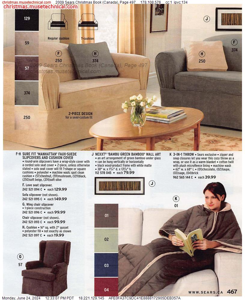2009 Sears Christmas Book (Canada), Page 497