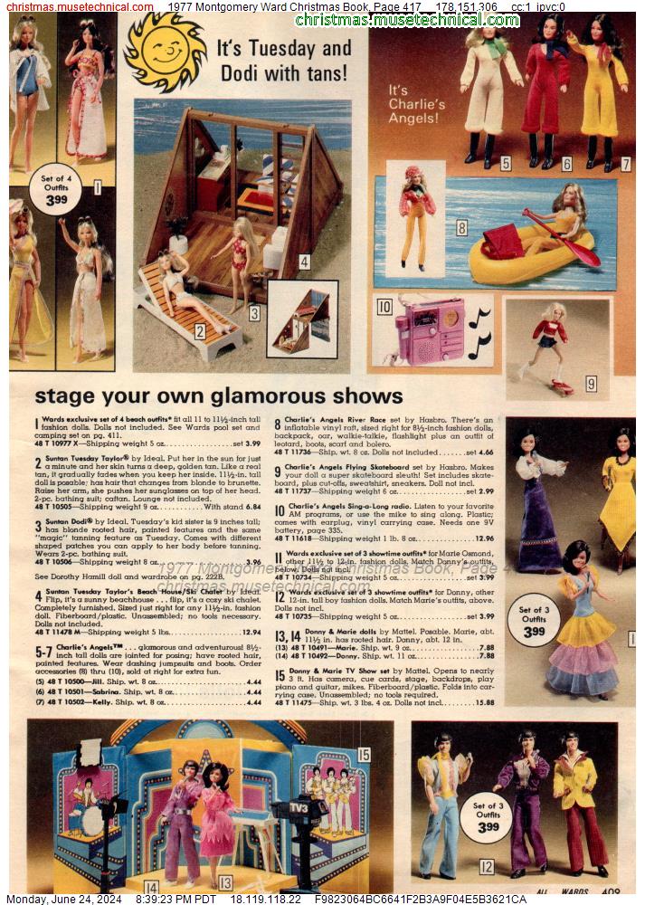 1977 Montgomery Ward Christmas Book, Page 417