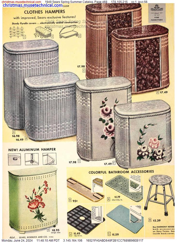 1949 Sears Spring Summer Catalog, Page 468