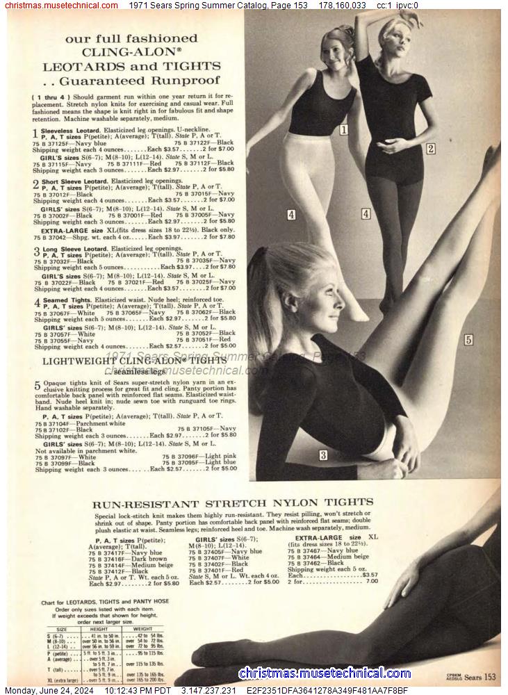 1971 Sears Spring Summer Catalog, Page 153