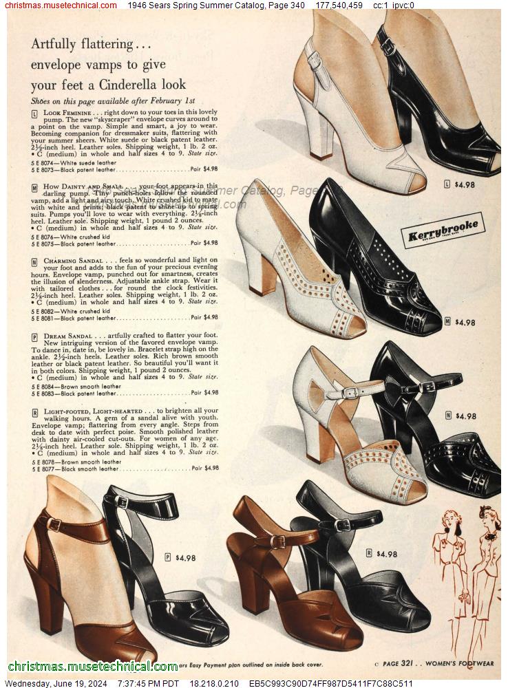 1946 Sears Spring Summer Catalog, Page 340