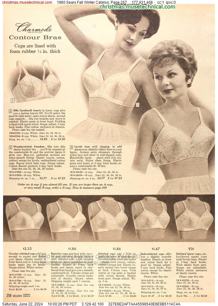 1960 Sears Fall Winter Catalog, Page 257