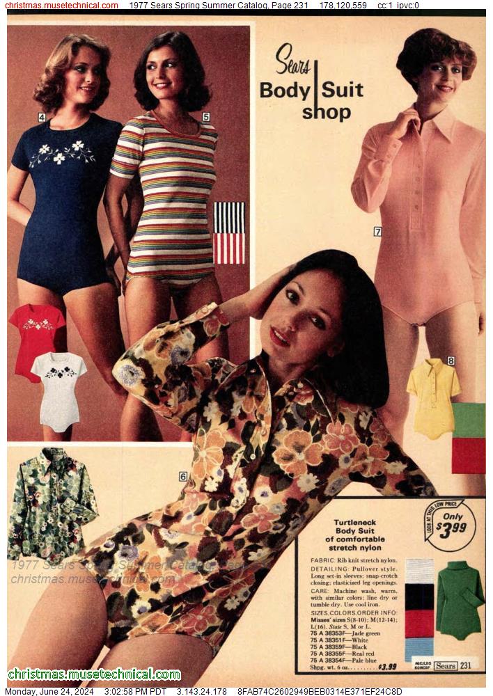 1977 Sears Spring Summer Catalog, Page 231