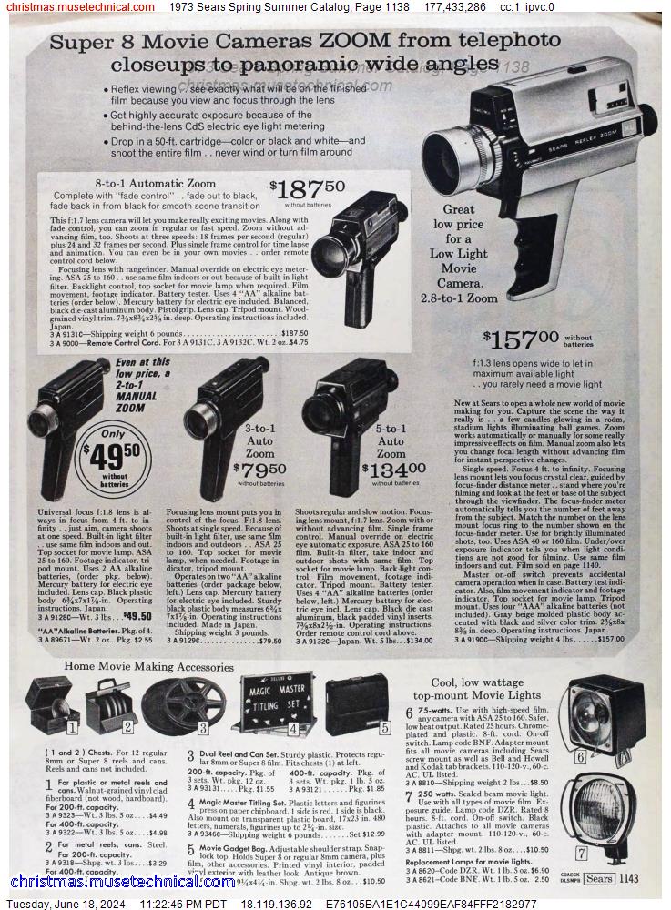1973 Sears Spring Summer Catalog, Page 1138