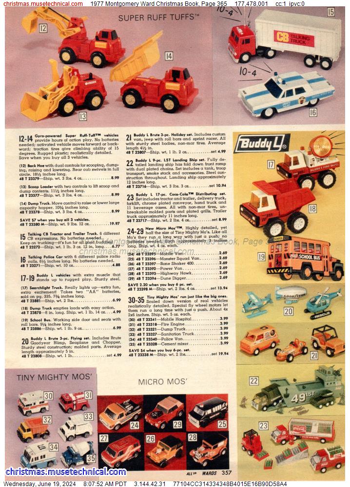1977 Montgomery Ward Christmas Book, Page 365