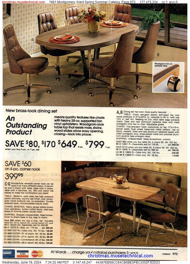 1981 Montgomery Ward Spring Summer Catalog, Page 973